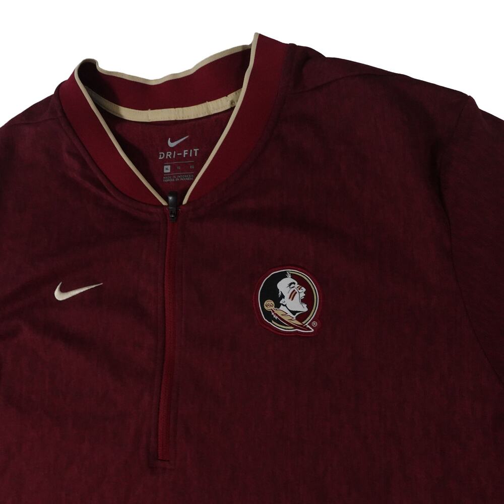 Florida State Seminoles Nike Dri-Fit Performance 1/4 Zip Pullover Men's XL